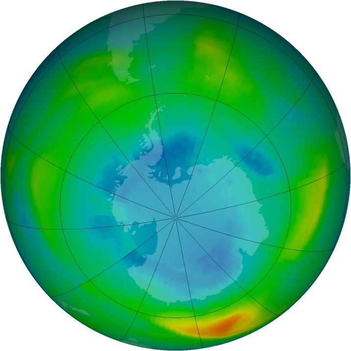 Ozone Map 1980-09-06